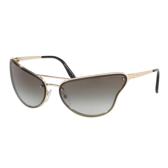 Prada PR 74V Gold Butterfly SunGlasses - Picture 1 of 10